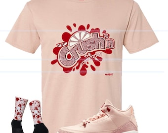 FDATT shirts for Jordan 3 Treat yourself Valentines day Washed Coral