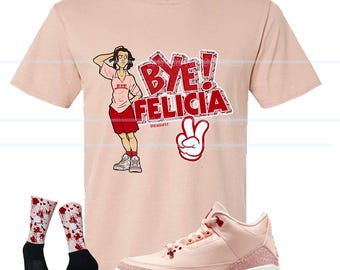 FDATT shirts for Jordan 3 Treat yourself Valentines day Washed Coral