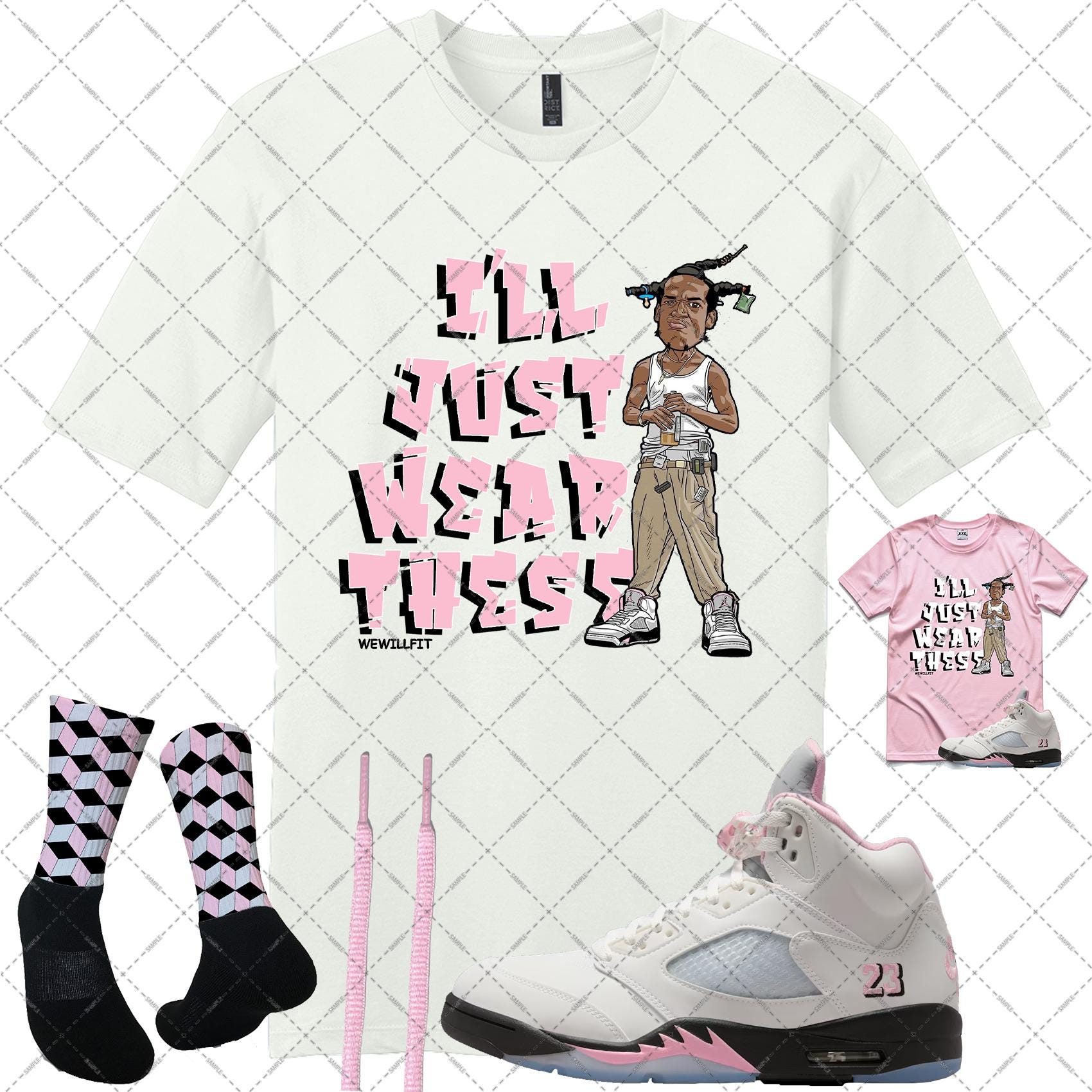 purple aqua jordan 1 outfit