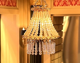 Dollhouse Miniature Chandelier scale 1 to 12