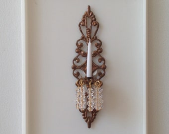 Retro casa delle bambole lampada da parete applique da