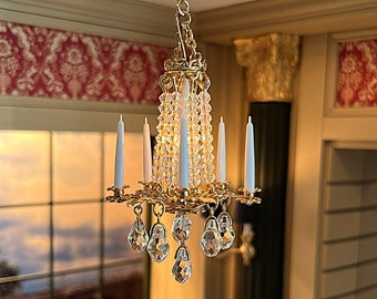 Dollhouse Miniature Chandelier scale 1 to 12