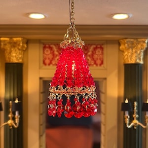 Dollhouse Miniature Chandelier scale 1 to 12