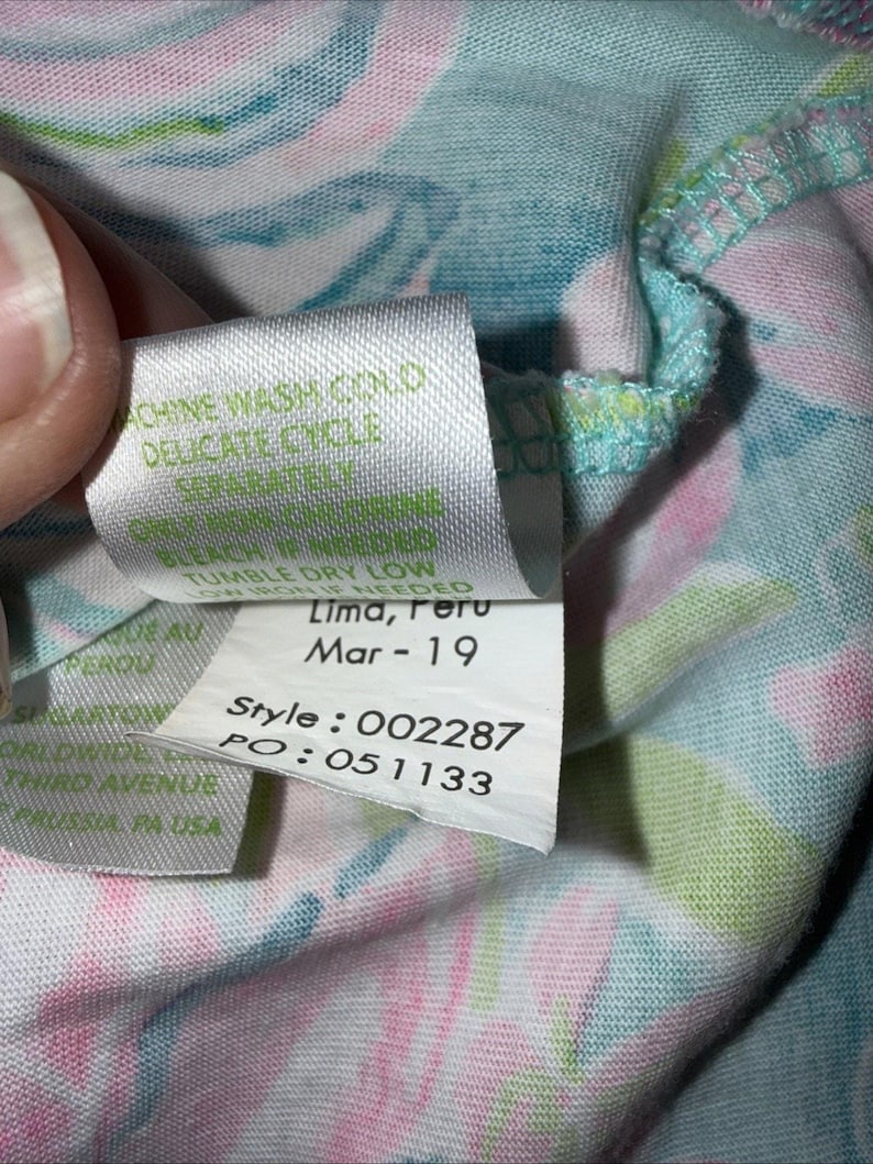 Lilly Pulitzer Margot Hot On The Scene swing tankjurk van pima-katoenjersey, maat XS afbeelding 10