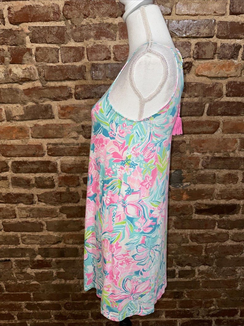 Lilly Pulitzer Margot Hot On The Scene swing tankjurk van pima-katoenjersey, maat XS afbeelding 3