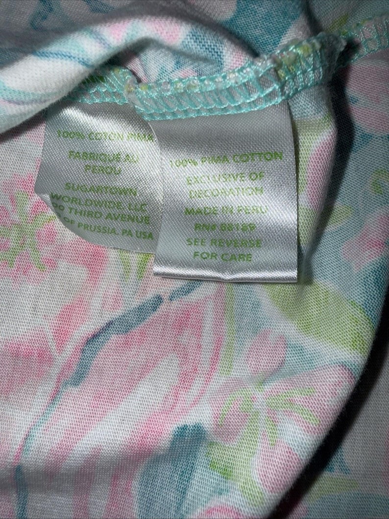 Lilly Pulitzer Margot Hot On The Scene swing tankjurk van pima-katoenjersey, maat XS afbeelding 9