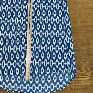 Anthropologie Lot of 2 Maeve Shirt Dresses Ikat Pattern Sz L Pink & Blue EUC image 8