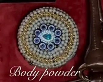 polvera personalizada decorada a mano