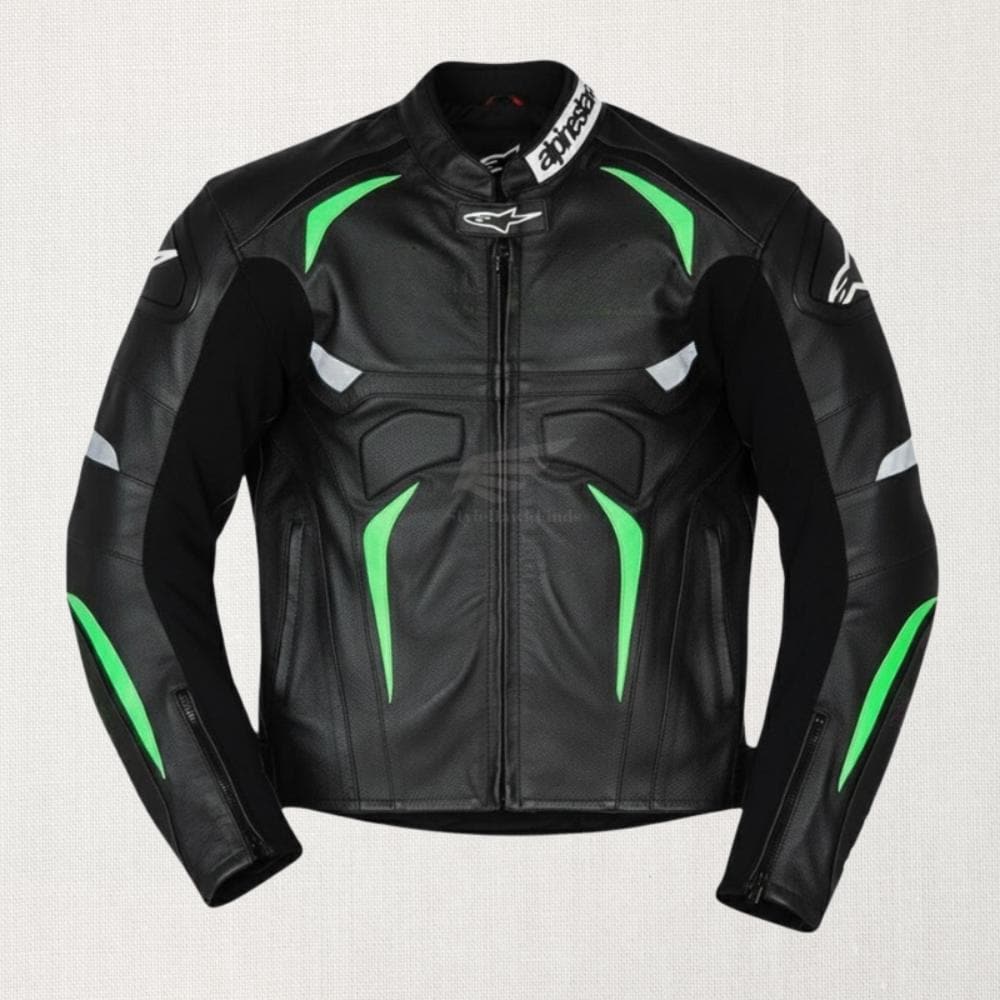 Alpinestars Blouson Monster Energy Moto Leather Jacket Alpinestars