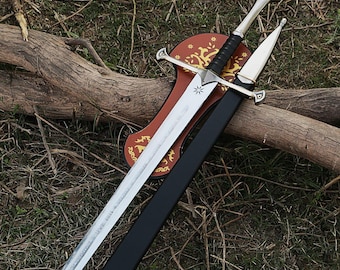 Aragorn's Narsil Replica Sword, Handmade Stainless Steel Cosplay, Collector's Gift