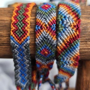 Ethnic Friendship Bracelet: Tribal Wool, Handcrafted in Cuzco - Boho Gift