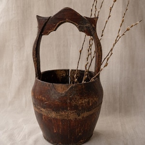 Antique Chinese Water Bucket - Etsy
