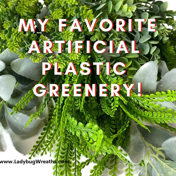 Plastic Greenery Etsy