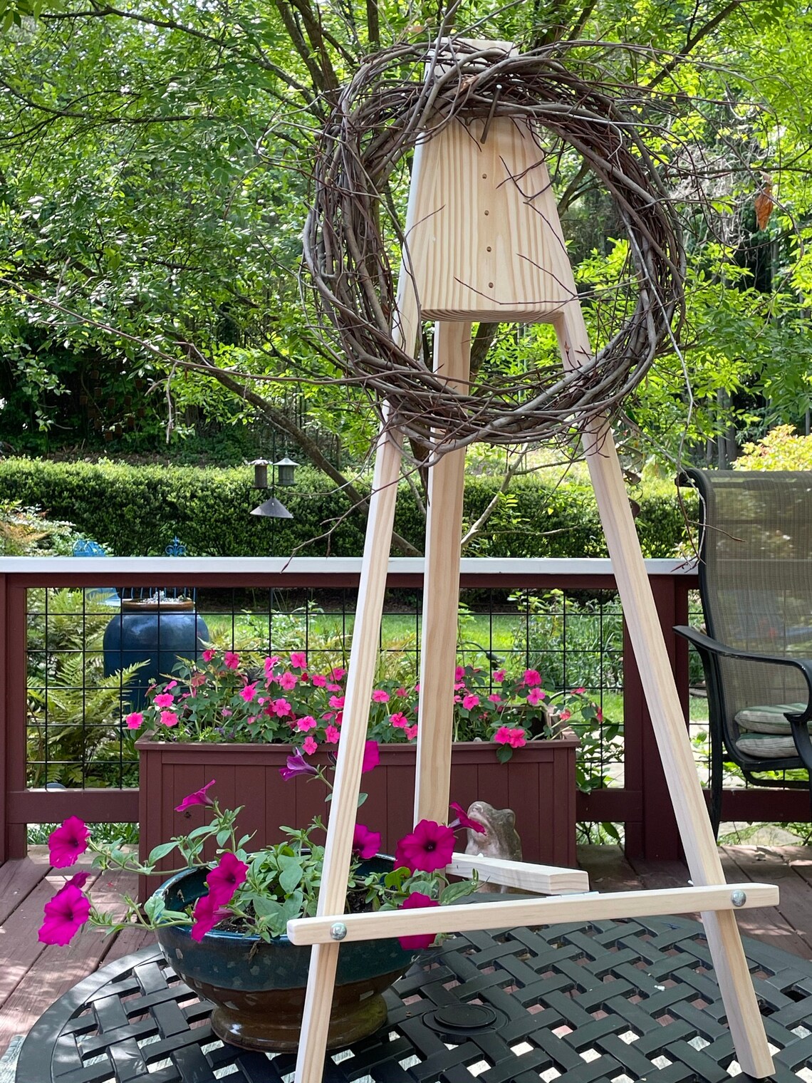 Wreath Making Easel Table Easel for Wreaths Adjustable Etsy