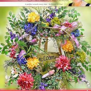 Double DVD Video Set, How to Make a Beautiful Wreath, Instructional DIY, How-to Make Your Own Beautiful Spring/Summer Wreath, Video