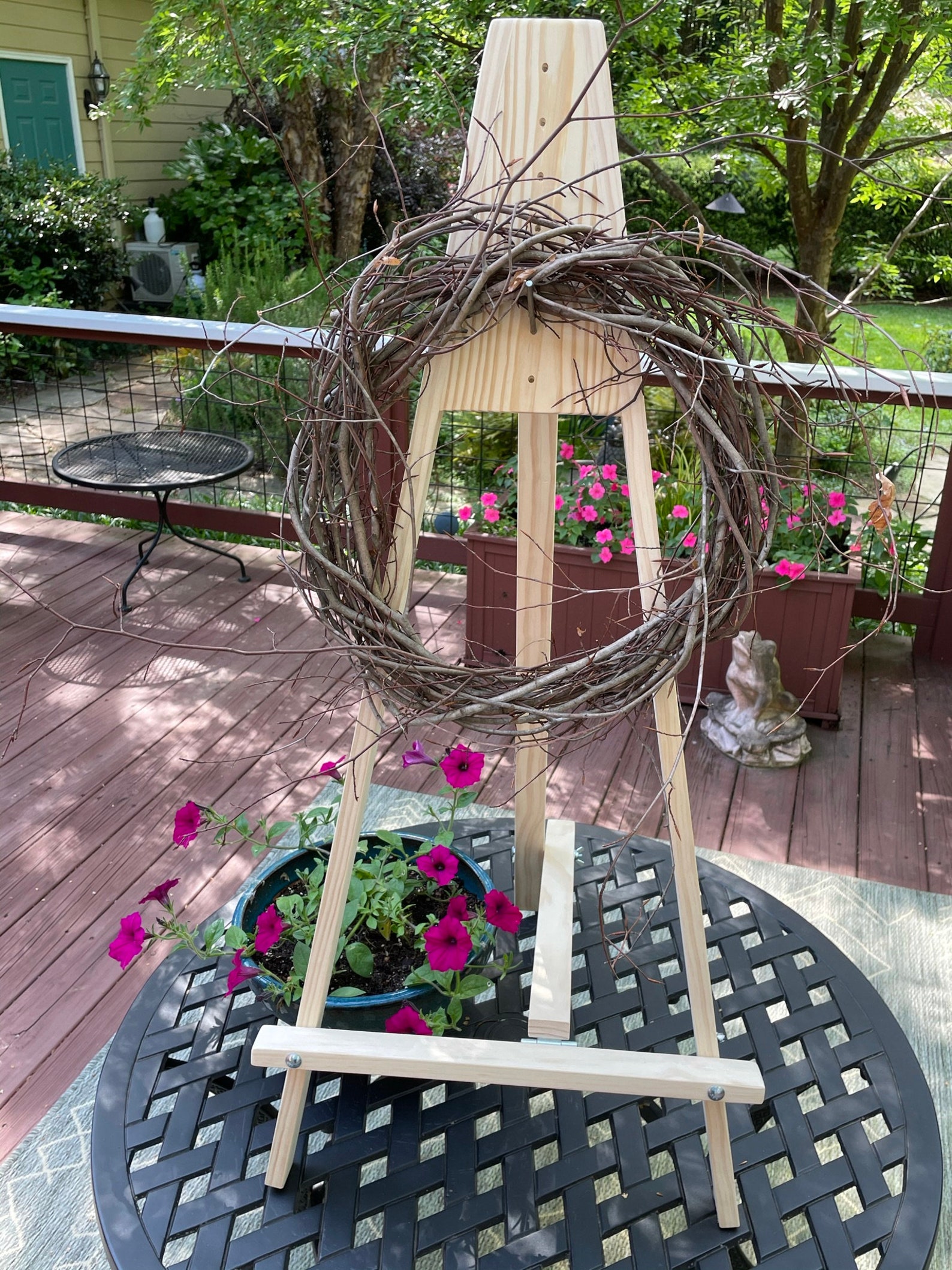 Wreath Making Easel Table Easel for Wreaths Adjustable Etsy