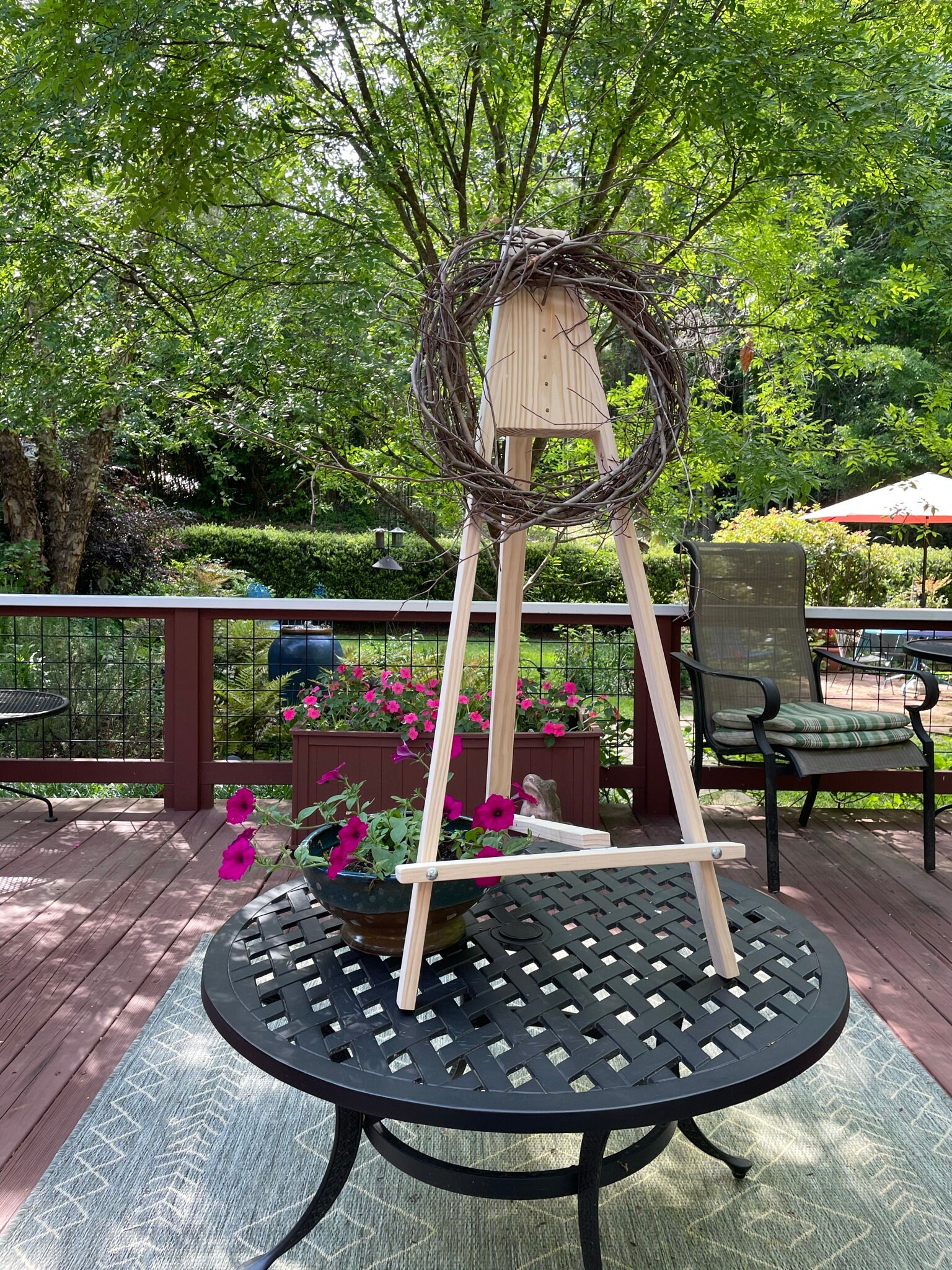 Wreath Making Easel Table Easel for Wreaths Adjustable Etsy