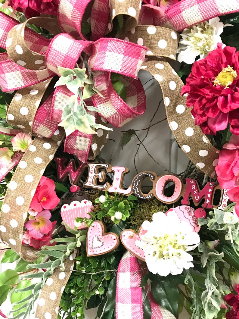 Valentine's Day Wreath Valentine Wreaths for Front Door Etsy