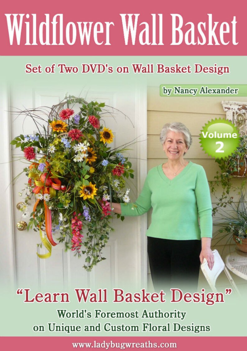 Double DVD Video Set Wall Basket DVD Video Learn to Make a Etsy