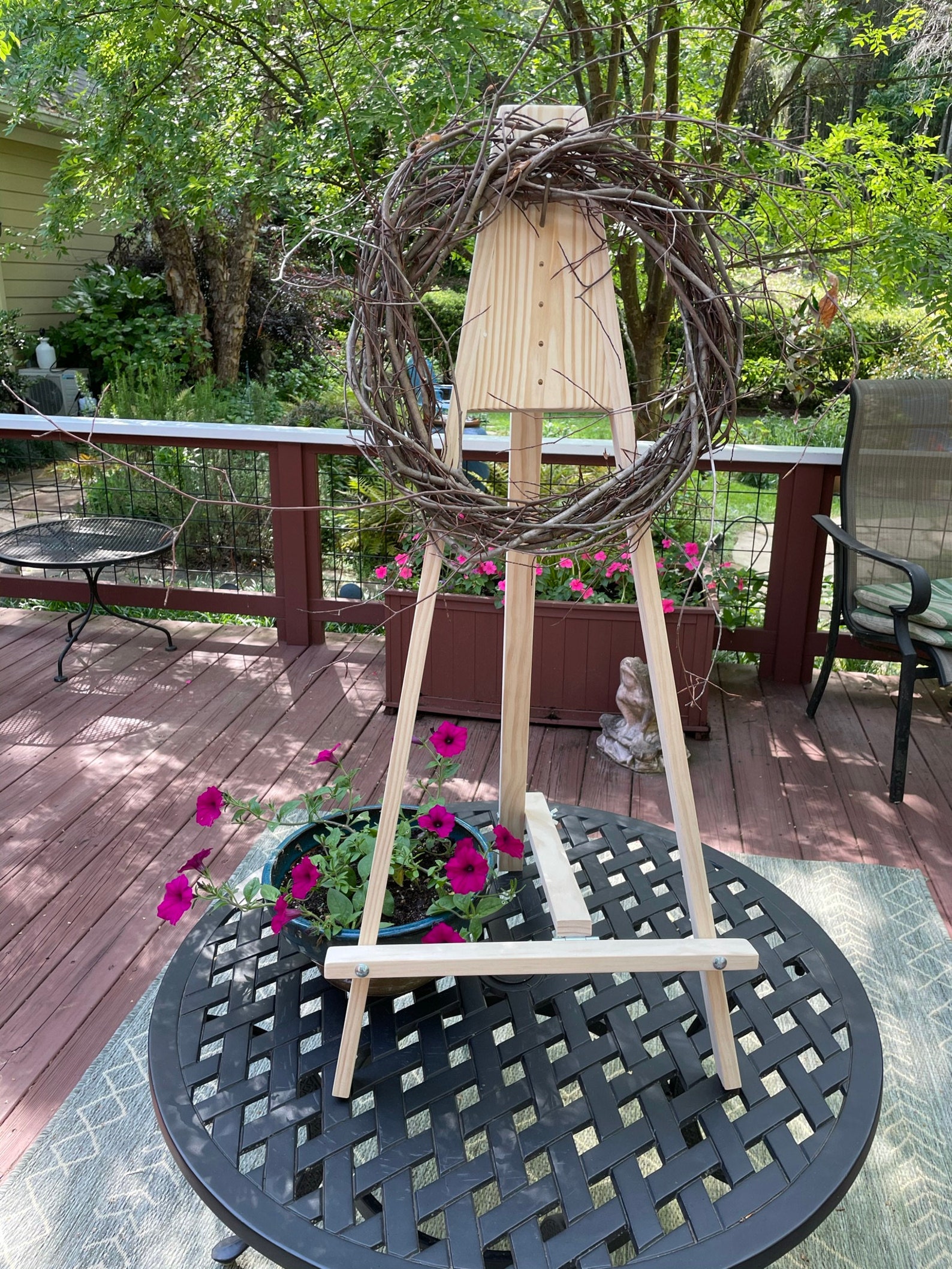 Wreath Making Easel Table Easel for Wreaths Adjustable Etsy UK