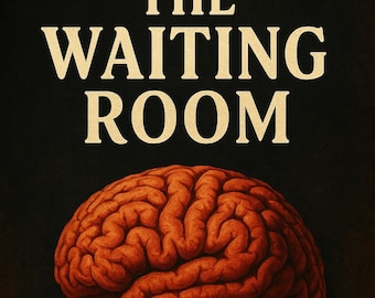 The Waiting Room | Psychological Horror Short Story PDF | Digital Gift + Abstract Illustration | Instant Download