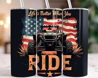 Gobelet jeep drapeau américain de 20 oz