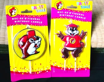 Buc-ee’s Figural Birthday Candle | Buc-ee’s Party Supplies | Buc-ee’s Cake Candle | Birthday Party Decorations | Texas Theme Party