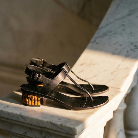 Archival Grail: Gucci by Tom Ford Bamboo T-Bar Sandals