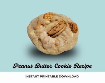 Ricetta dei biscotti ripieni al burro di arachidi: stile pasticceria gourmet (download digitale)