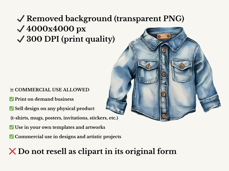 Blue Jean Baby Clipart - Watercolor Denim Clothes Graphics - Boy Shower ...