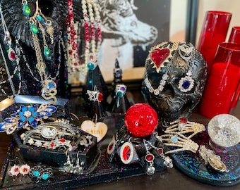 Gothic Mystery Jewelry Jar