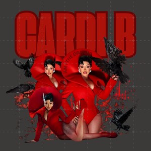 Cardi B Album Cover - Etsy
