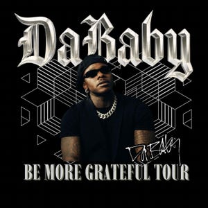 DA BABY "Be More Grateful Tour" 2026 Diseño de archivo PNG (Descarga digital)