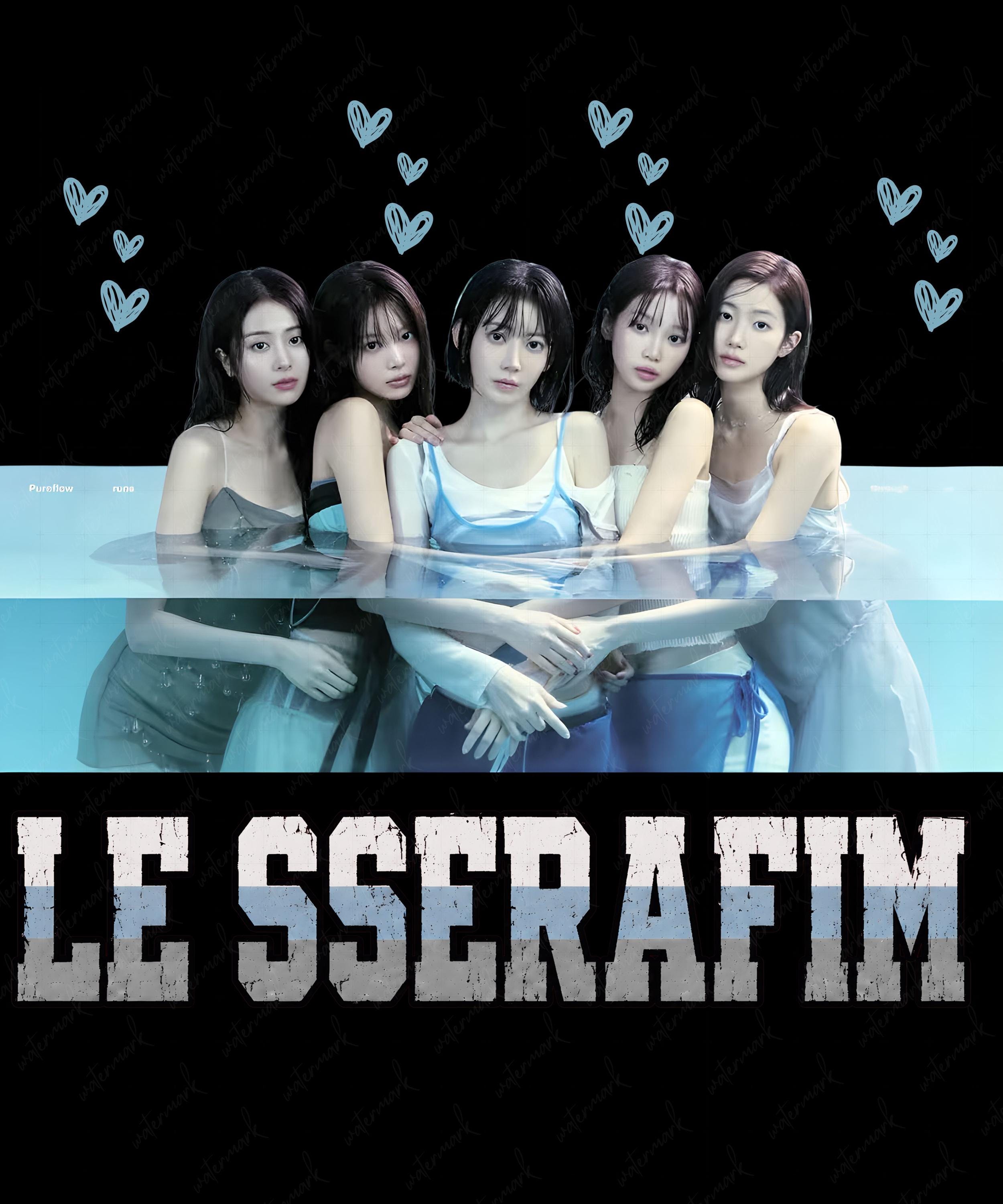 Le Sserafim Print - Etsy