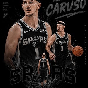Alex Caruso San Antonio Spurs PNG, Jugador de baloncesto Descarga digital