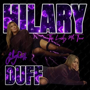 Hilary Duff The Lucky Me Tour 2026 PNG, Descarga digital del concierto