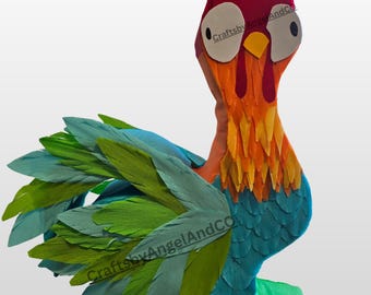 HeiHei: Handmade, moana, rooster, heihe the rooster
