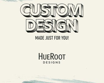 Custom Design Request | Personalized Wrapping Paper or Invitation | Made-to-Order Digital File