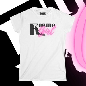 Florida Girl Tee | Pink Script State Pride Shirt
