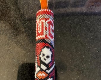 Llavero de cuentas hecho a mano / Tampa Bay Buccaneers / Regalo para fanáticos del fútbol americano