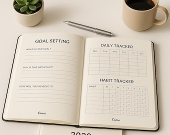 2026 Journaling Planner: Goal Setting, Habit Tracker (Digital Journal)