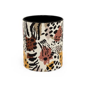 Abstract Animal Print Mug | Ceramic Coffee Cup