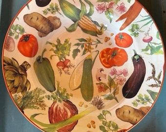 Vintage La Primula 15" Tazón para servir