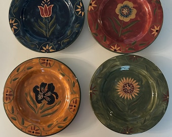 Vintage Certified International Susan Winget's Savannah Salad/Dessert Plates