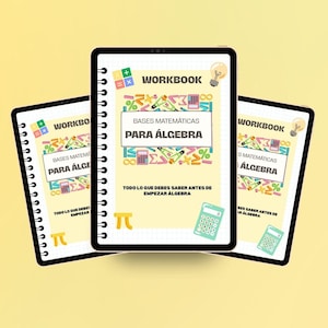 Workbook de Pre-Álgebra en Español PDF | Bases Matemáticas para Dominar el Álgebra | Descarga Inmediata
