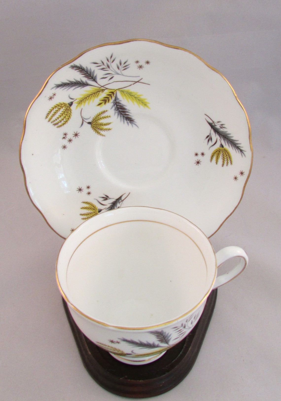 Colclough Fine Bone China Tea Cup and Saucer Old Mark Etsy