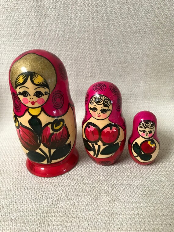 wooden nesting dolls