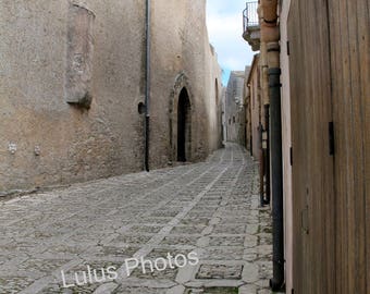 Alleys of Sicily,  Fine Art Photography, Personalized Cards, Note Cards, Prints