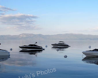 Lake Tahoe at Dusk Collection, Landscape Photography, Prints and Personalized Cards