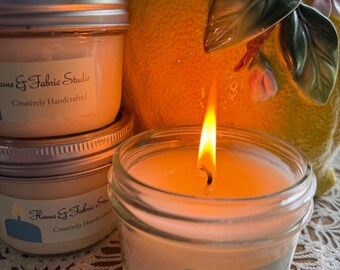 Upcycled Jar Candle - Lemon